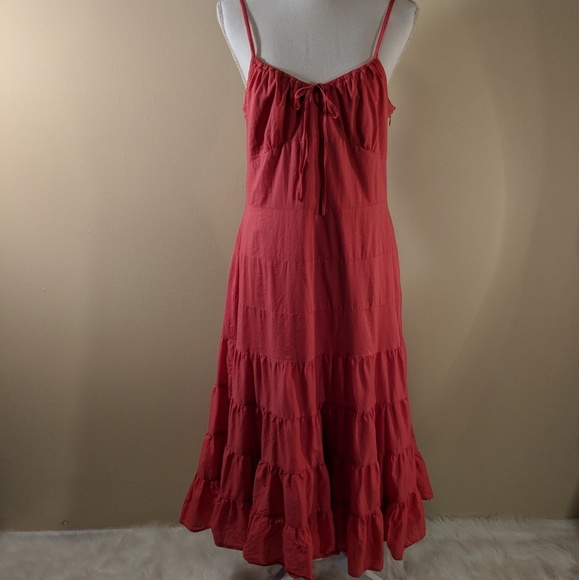 LOFT Dresses & Skirts - Ann Taylor Loft womens sundress orange straps